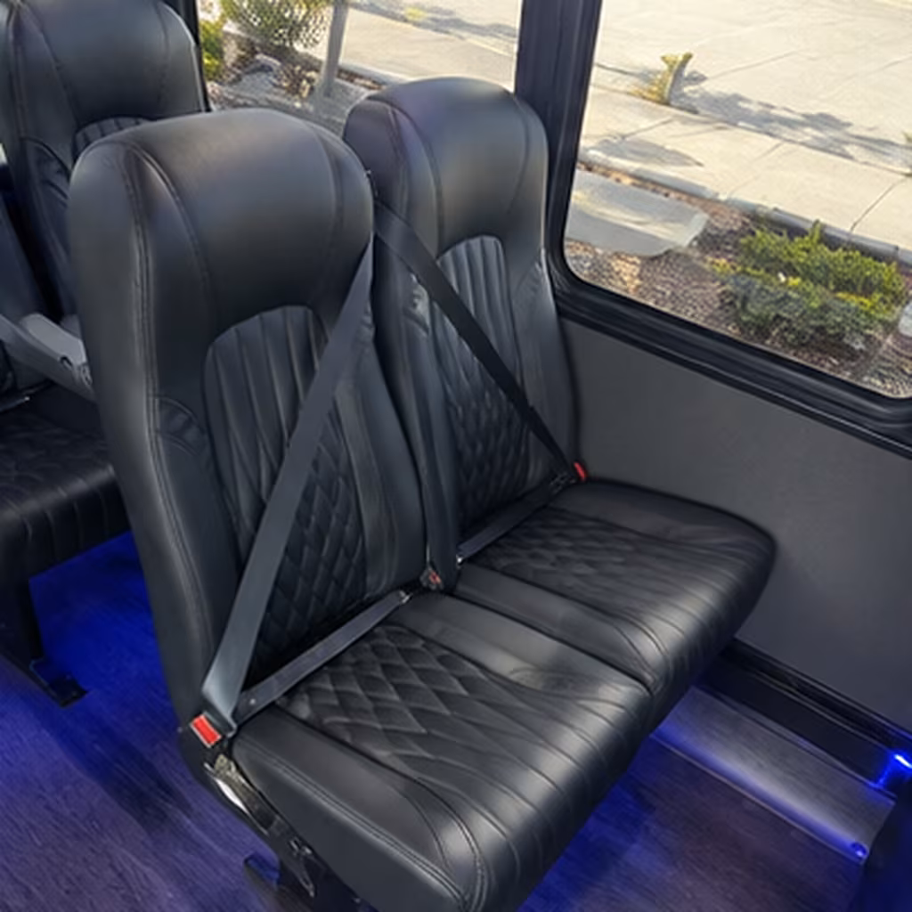 kent 30 passenger minibus inside