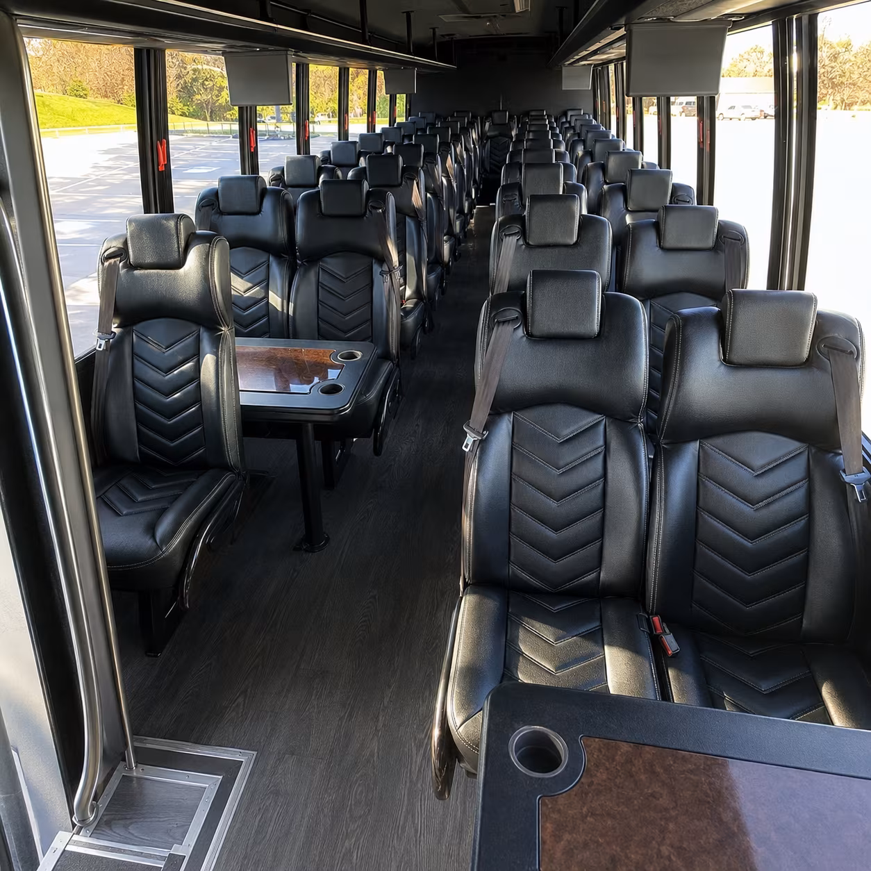 kent 35 passenger minibus inside
