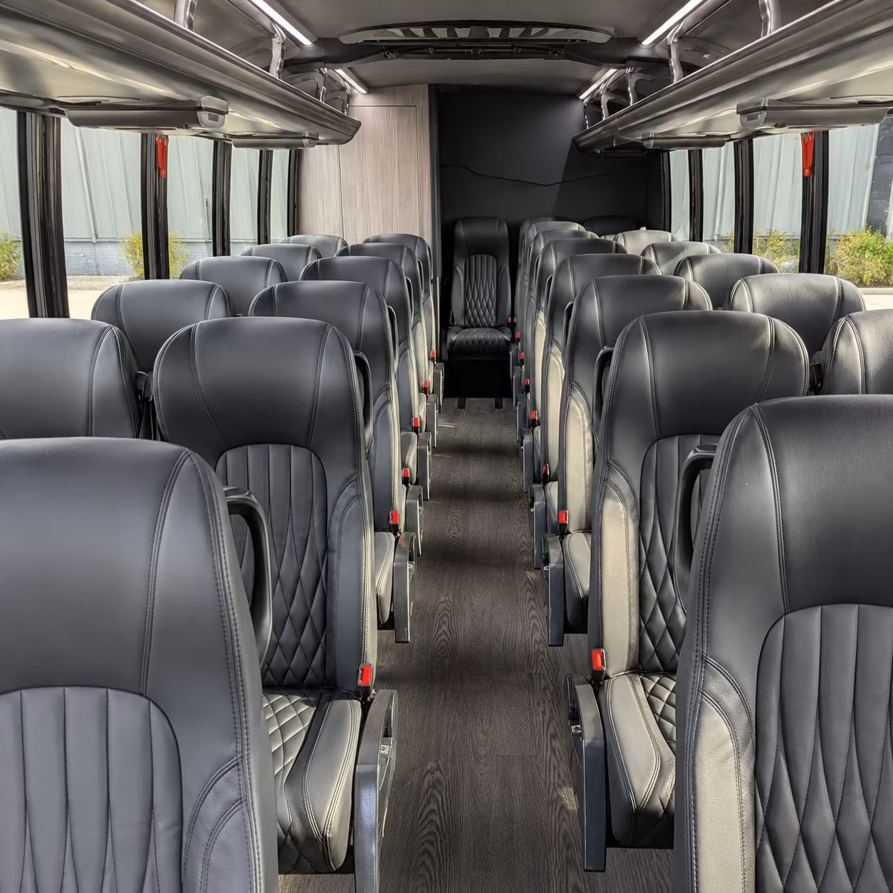 kent 35 passenger minibus interior
