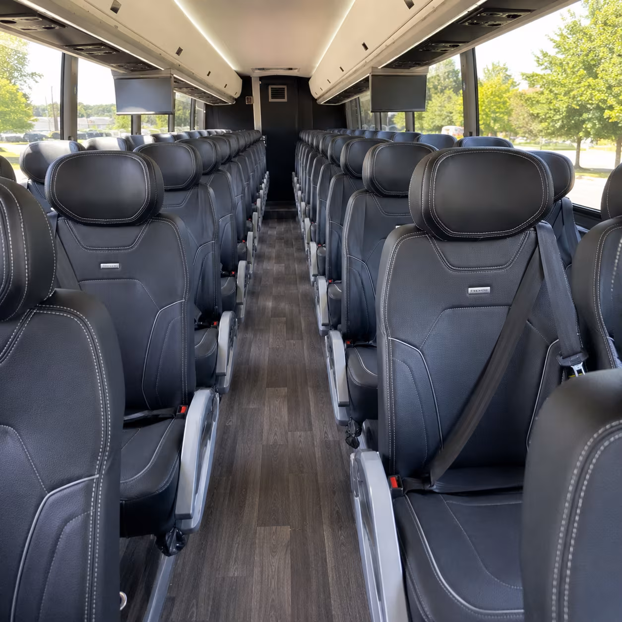 kent charter bus interior
