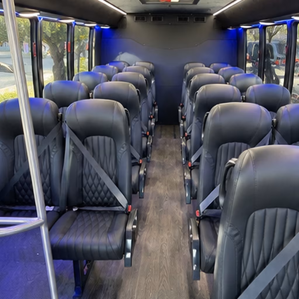 kent event transportation onboard seating