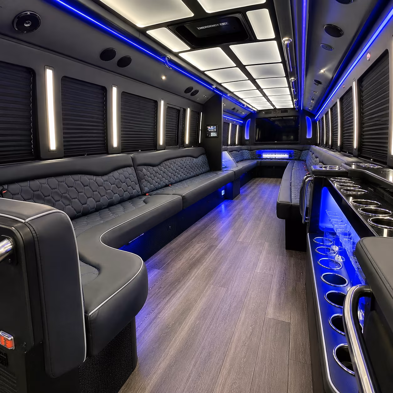 kent party bus interior